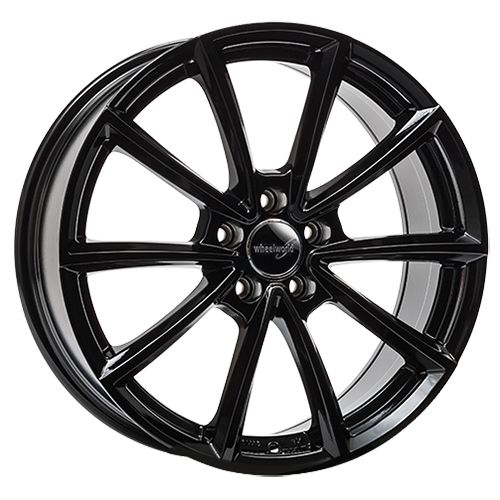 WHEELWORLD-2DRV WH28 schwarz glÃ¤nzend lackiert 8.0Jx19 5x112 ET30