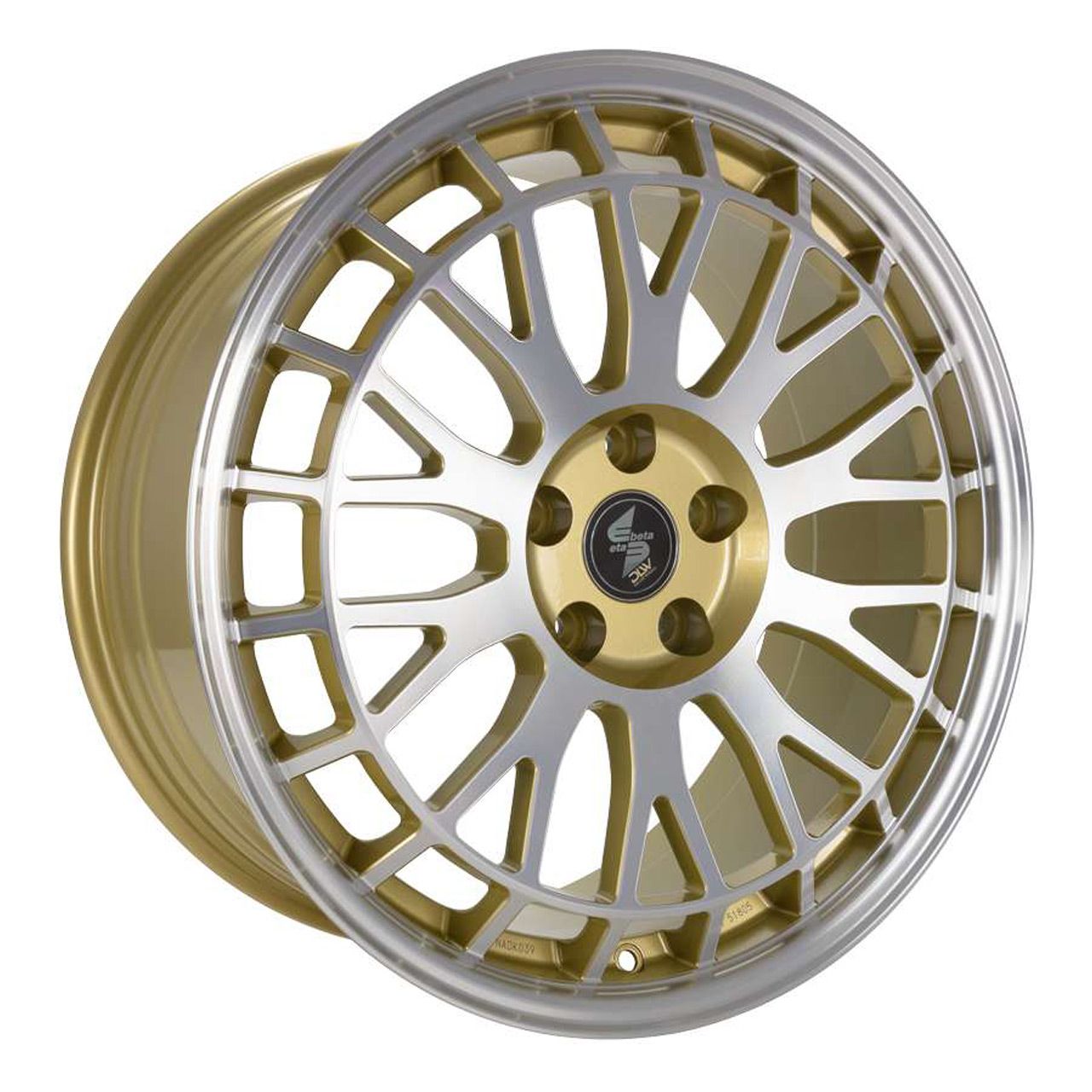 ETABETA UNIT gold shiny lip polish 8.5Jx19 5x112 ET45