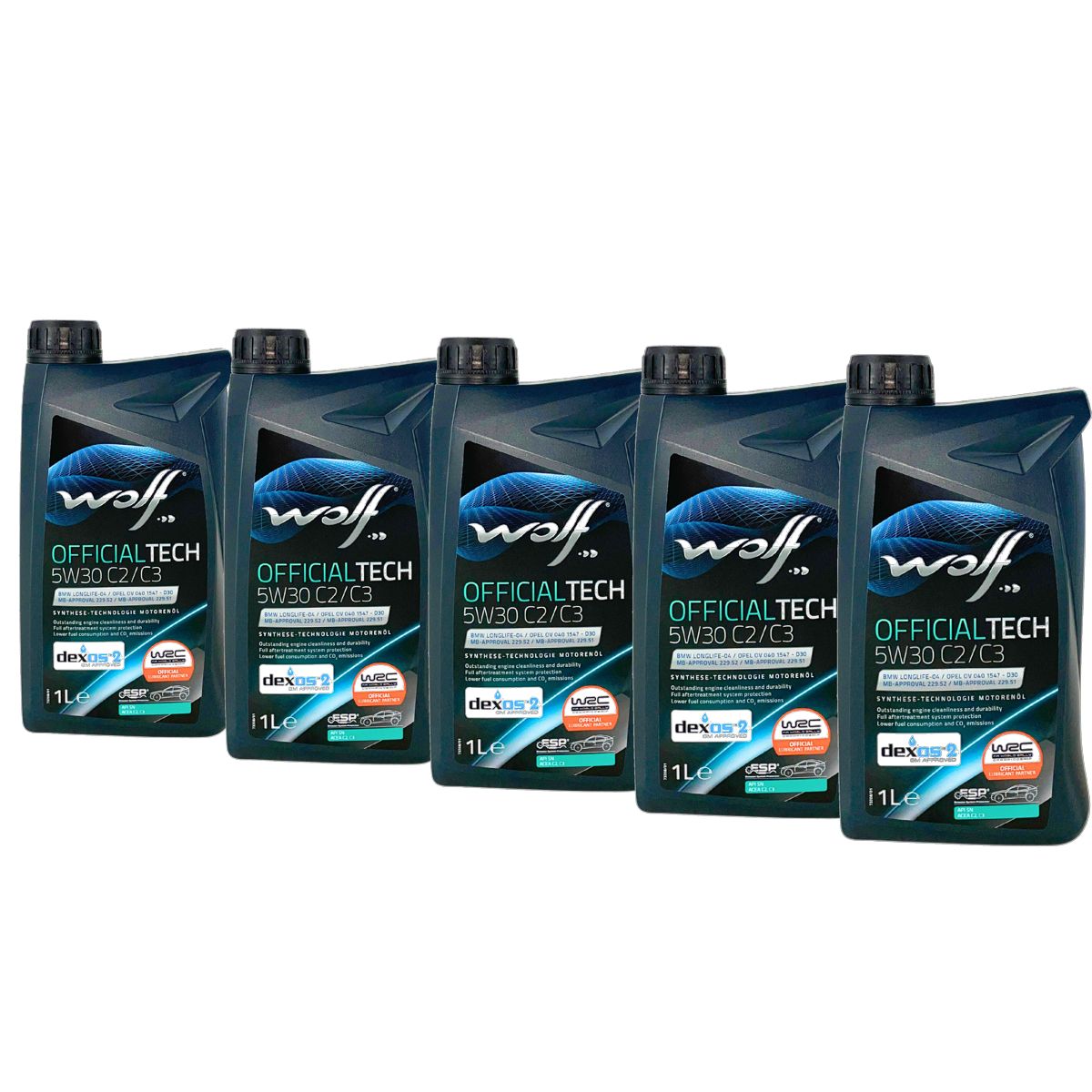 Wolf OfficialTech 5W-30 C2/C3 5x1 Liter