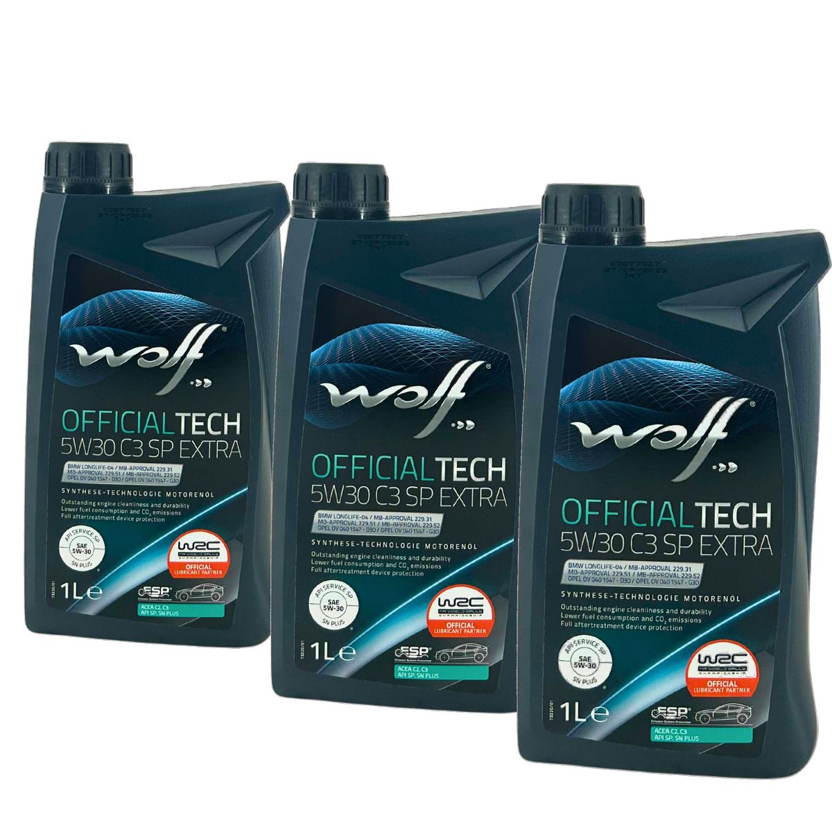 Wolf OfficialTech 5W-30 C3 SP Extra 3x1 Liter