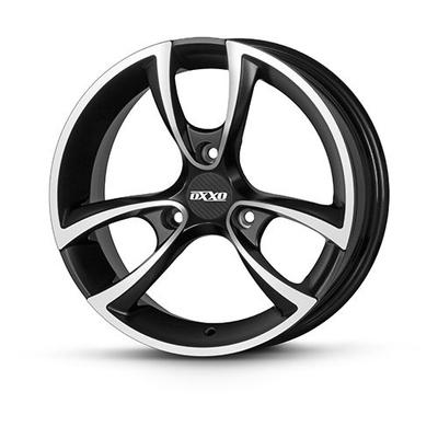 OXXO WHEELS TRIAS BLACK schwarzmatt poliert 5.0Jx15 3x112 ET20
