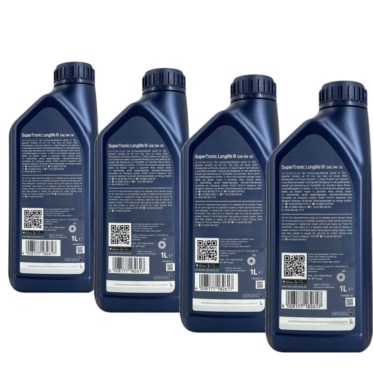 Aral SuperTronic LL III/3 0W-30 4x1 Liter