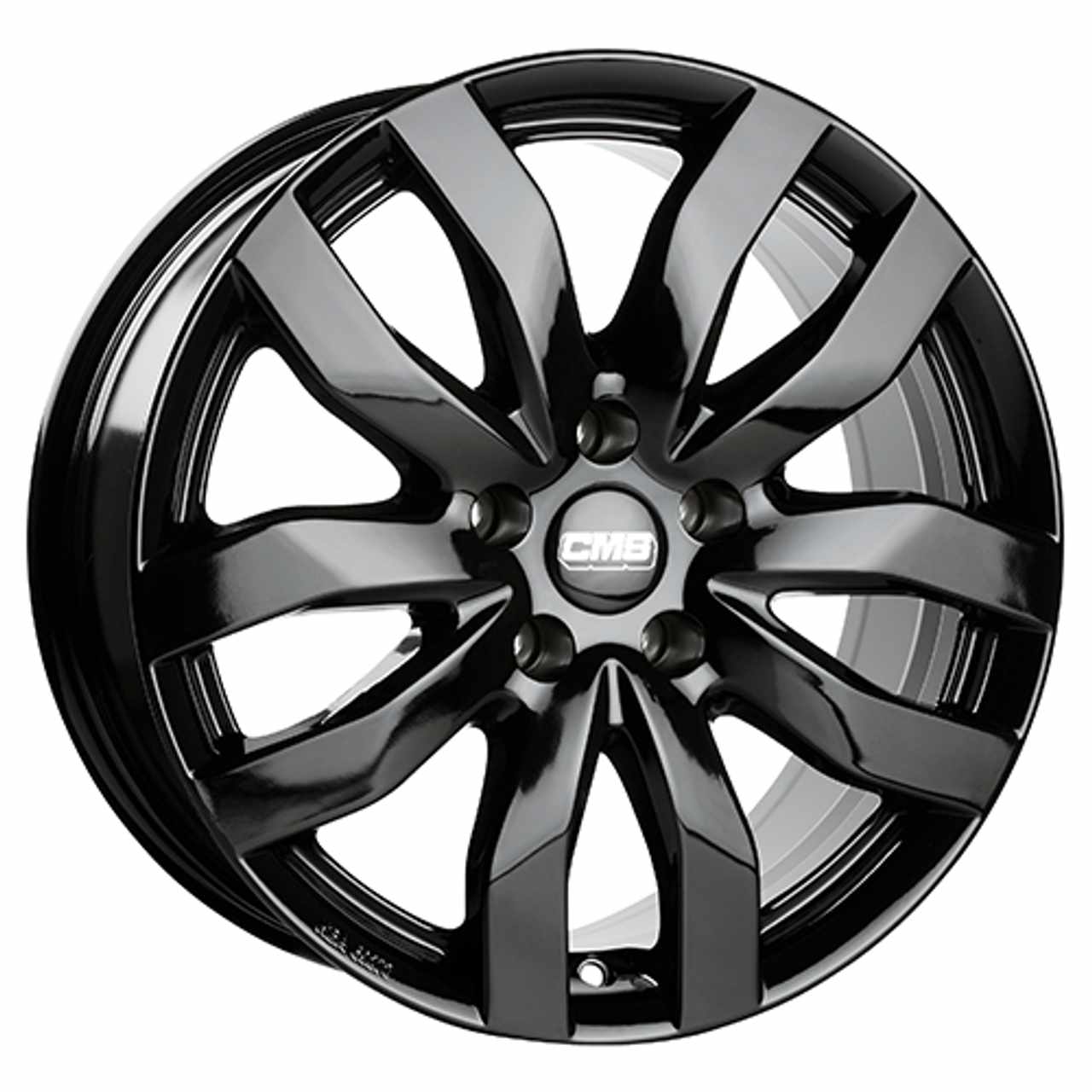 CMS C22-CBG complete black gloss 7.5Jx18 5x112 ET51