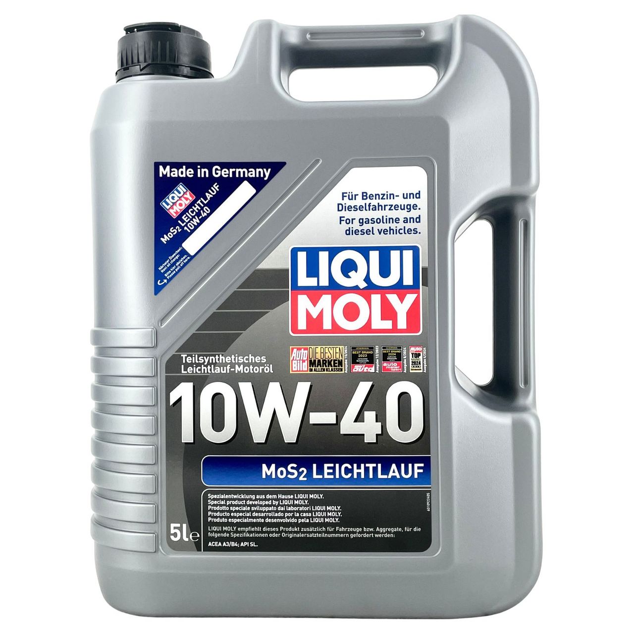 Liqui Moly MoS2 Leichtlauf 10W-40 5 Liter Liqui Moly MoS2 Leichtlauf 10W-40 5 Liter