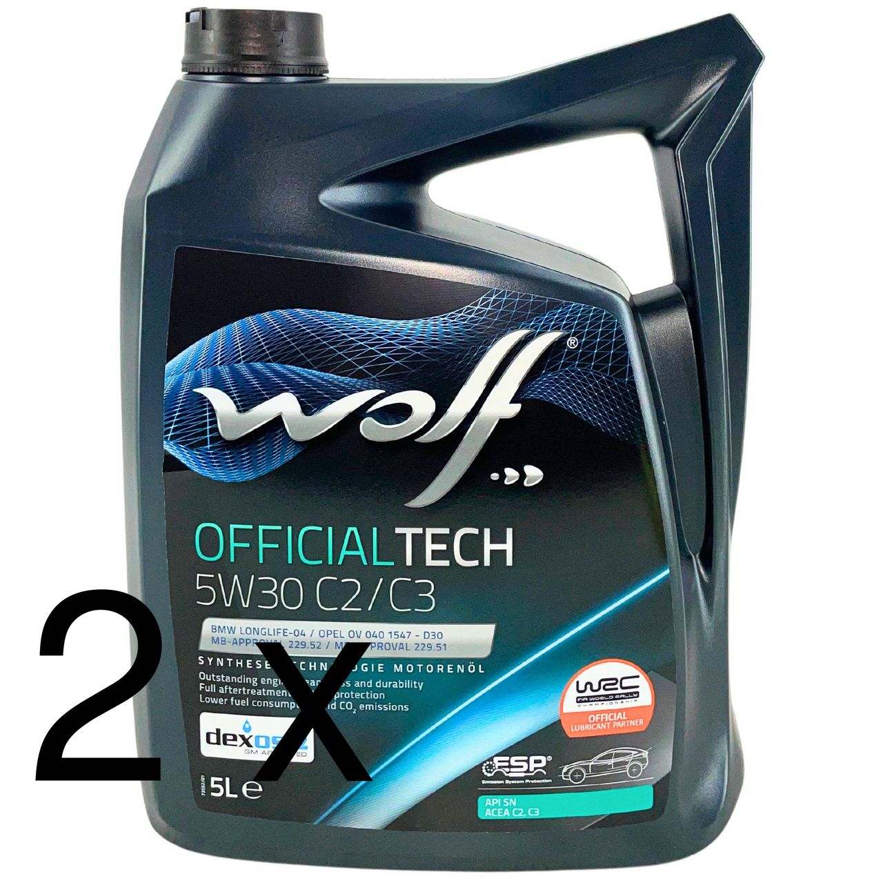 Wolf OfficialTech 5W-30 C2/C3 2x5 Liter