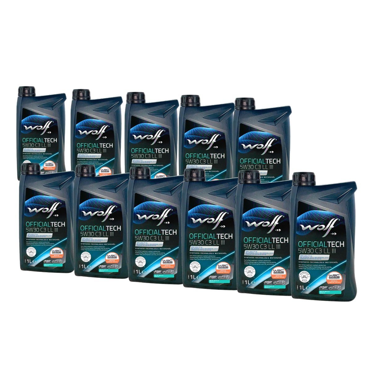 Wolf OfficialTech 5W-30 C3 LL III 11x1 Liter