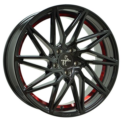 KESKIN WHEELS KT20 FUTURE black painted red inside 8.0Jx18 5x112 ET45