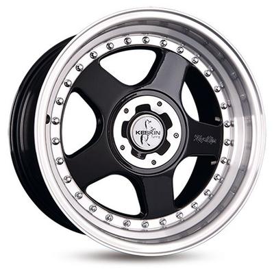 KESKIN WHEELS KT1 KLASSIK black lip polish 8.5Jx18 5x112 ET15
