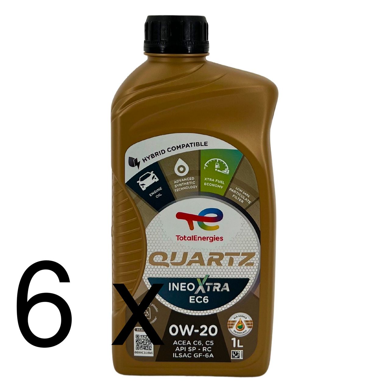 Total Quartz Ineo Xtra EC6 0W-20 6x1 Liter