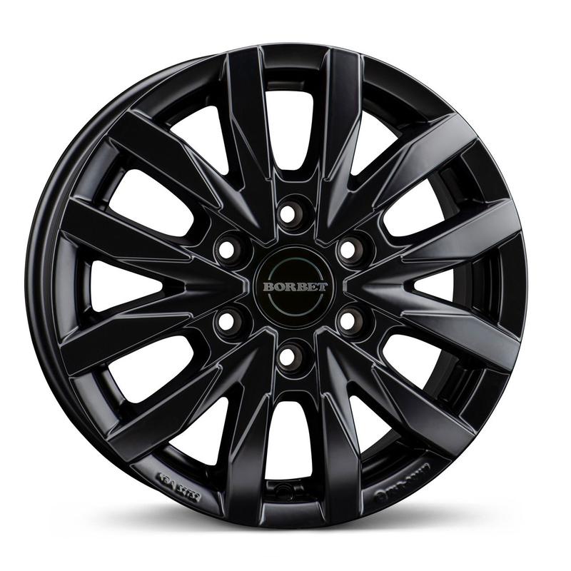 BORBET DESIGN CW6 black matt 6.5Jx17 6x139.7 ET48