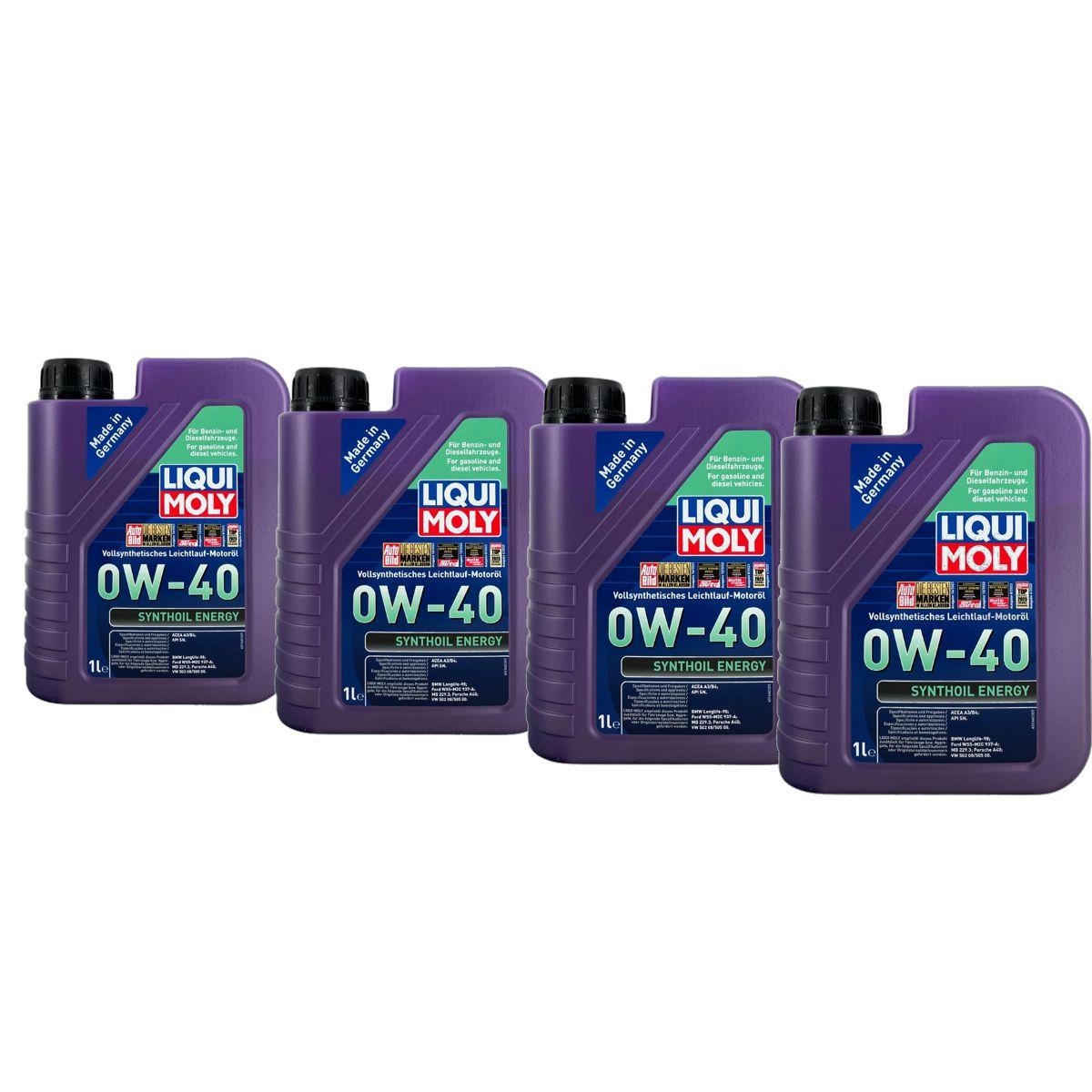 Liqui Moly Synthoil Energy 0W-40 4x1 Liter