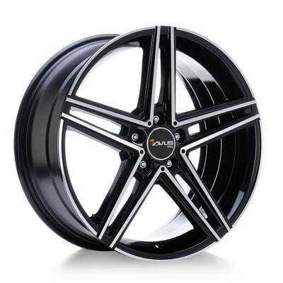 AVUS RACING AC-515K black polished 9.5Jx19 5x112 ET45