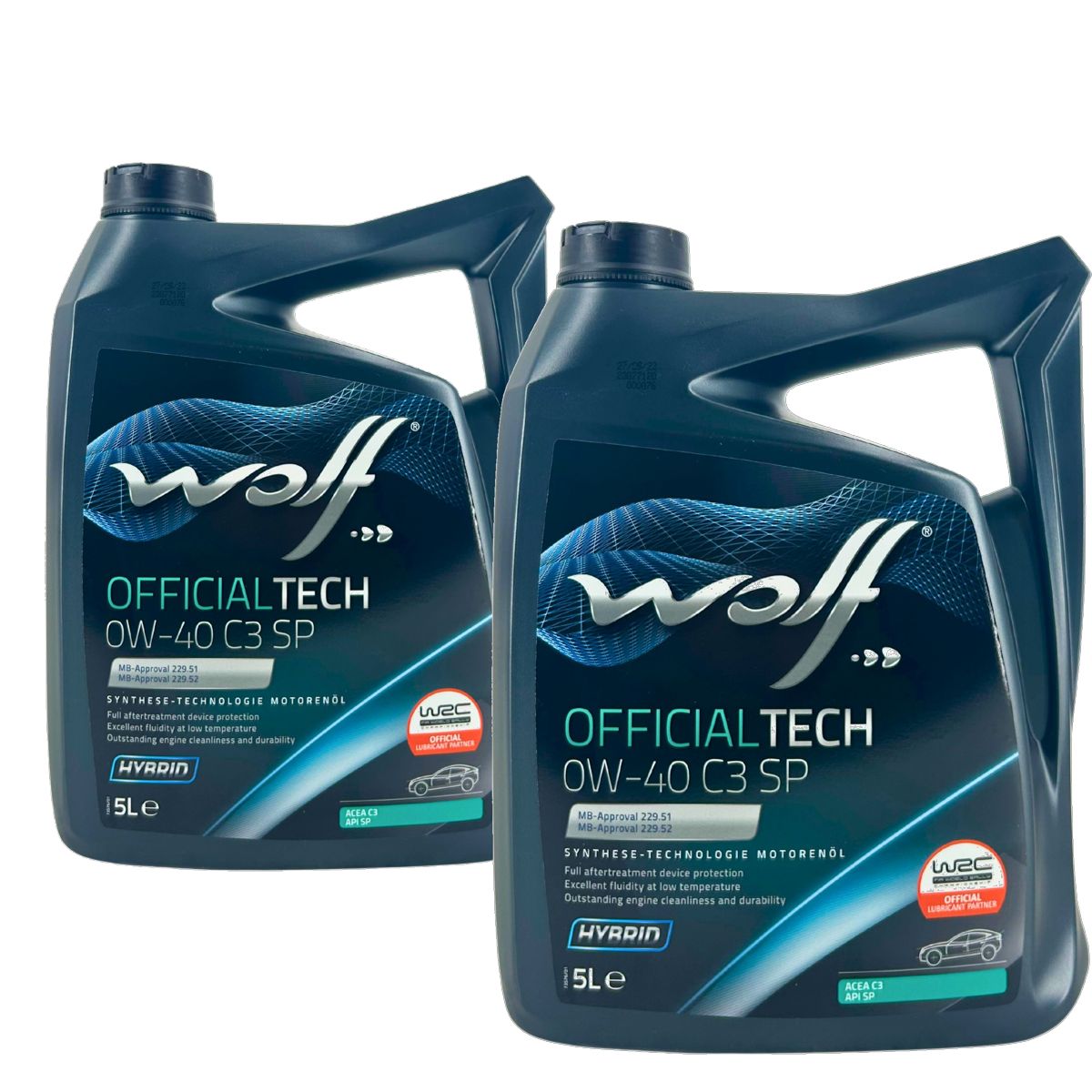 Wolf OfficialTech 0W-40 C3 SP 2x5 Liter