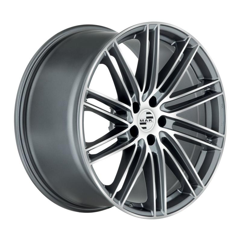 MAK LEIPZIG gun metallic mirror 9.5Jx21 5x130 ET46