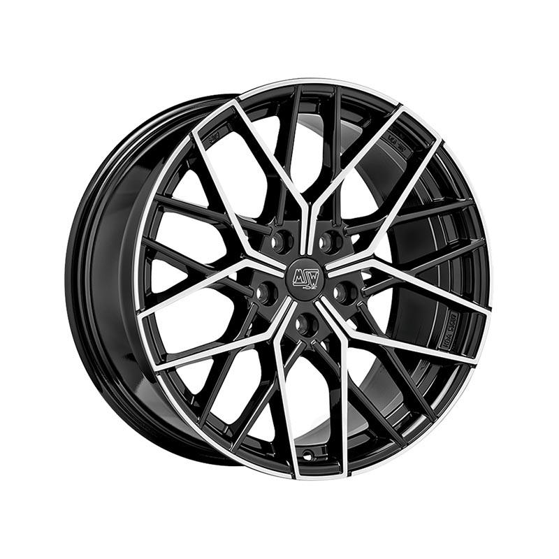 MSW Msw 74 Gloss black full polished 8.5x20 5x108 ET45