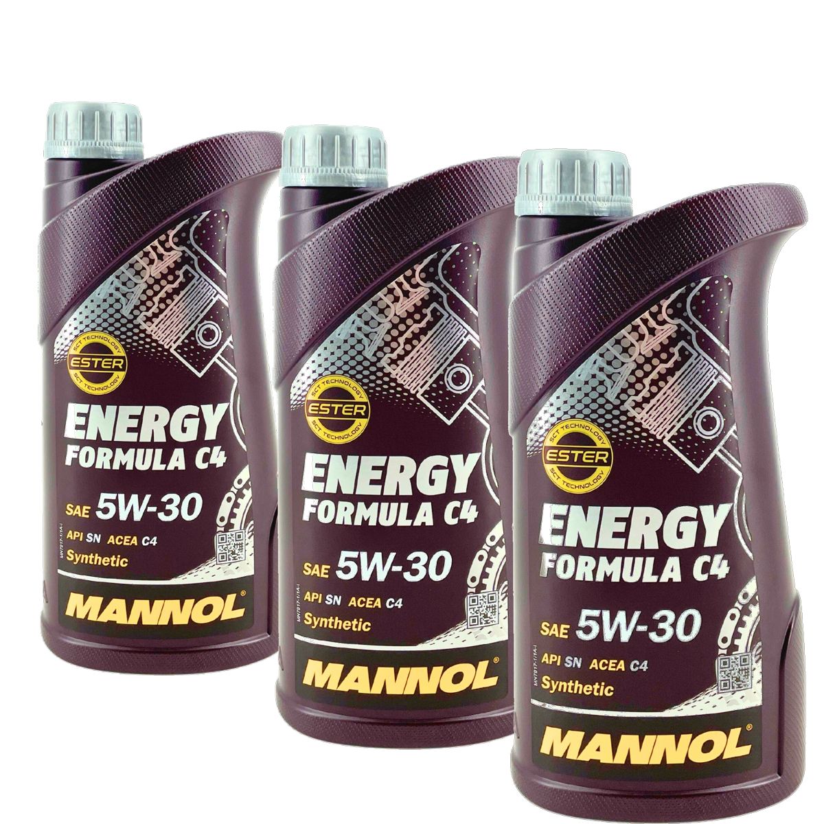 Mannol Energy Formula C4 5W-30 3x1 Liter