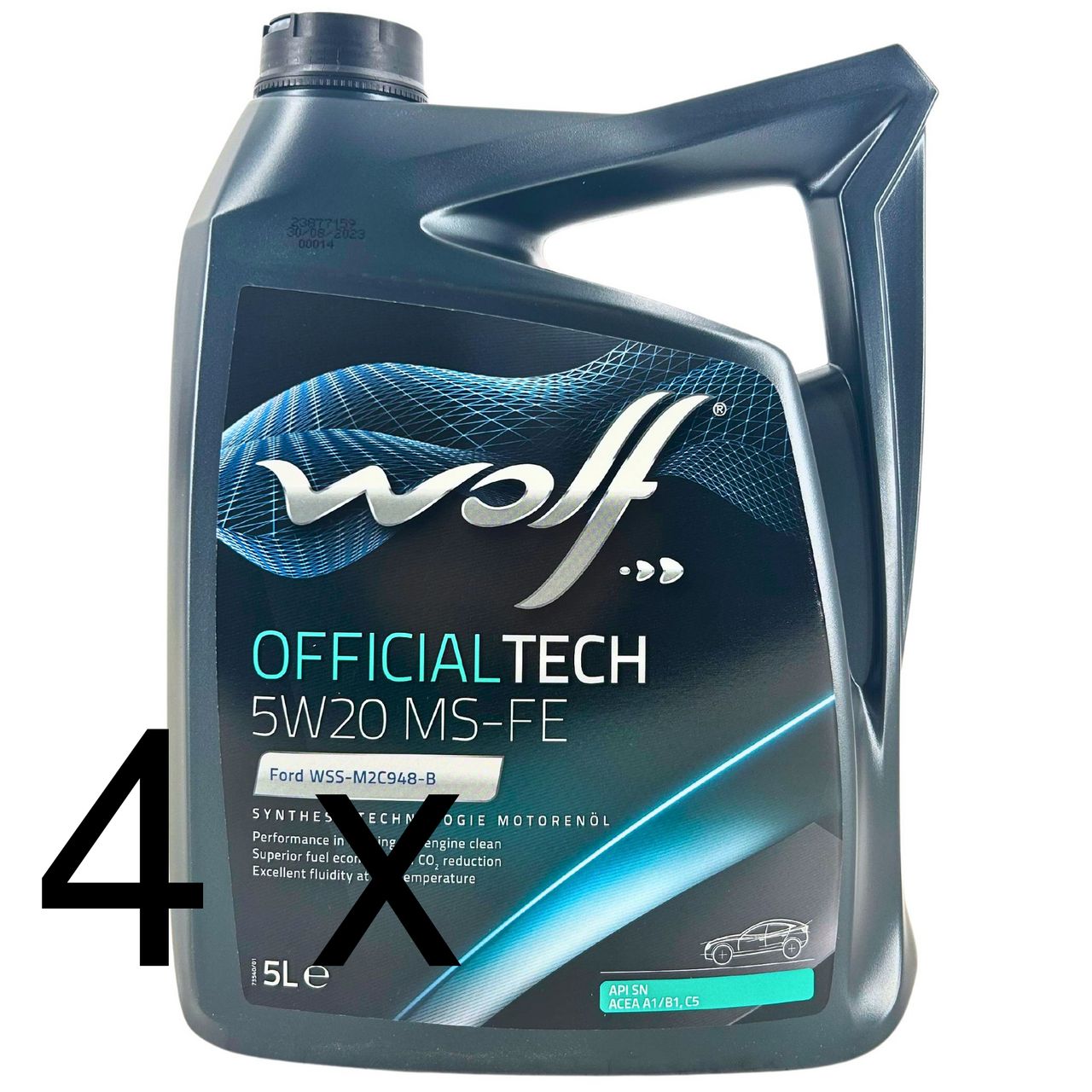 Wolf OfficialTech 5W-20 MS-FE 4x5 Liter