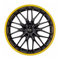 BARRACUDA VOLTEC T6 mattblack puresports color trim gelb 9.0Jx18 5x120 ET35