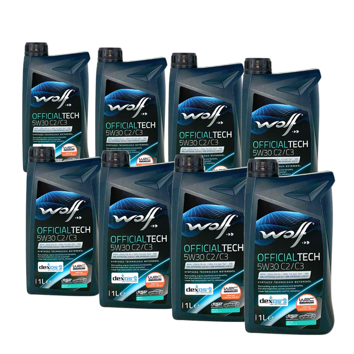 Wolf OfficialTech 5W-30 C2/C3 8x1 Liter