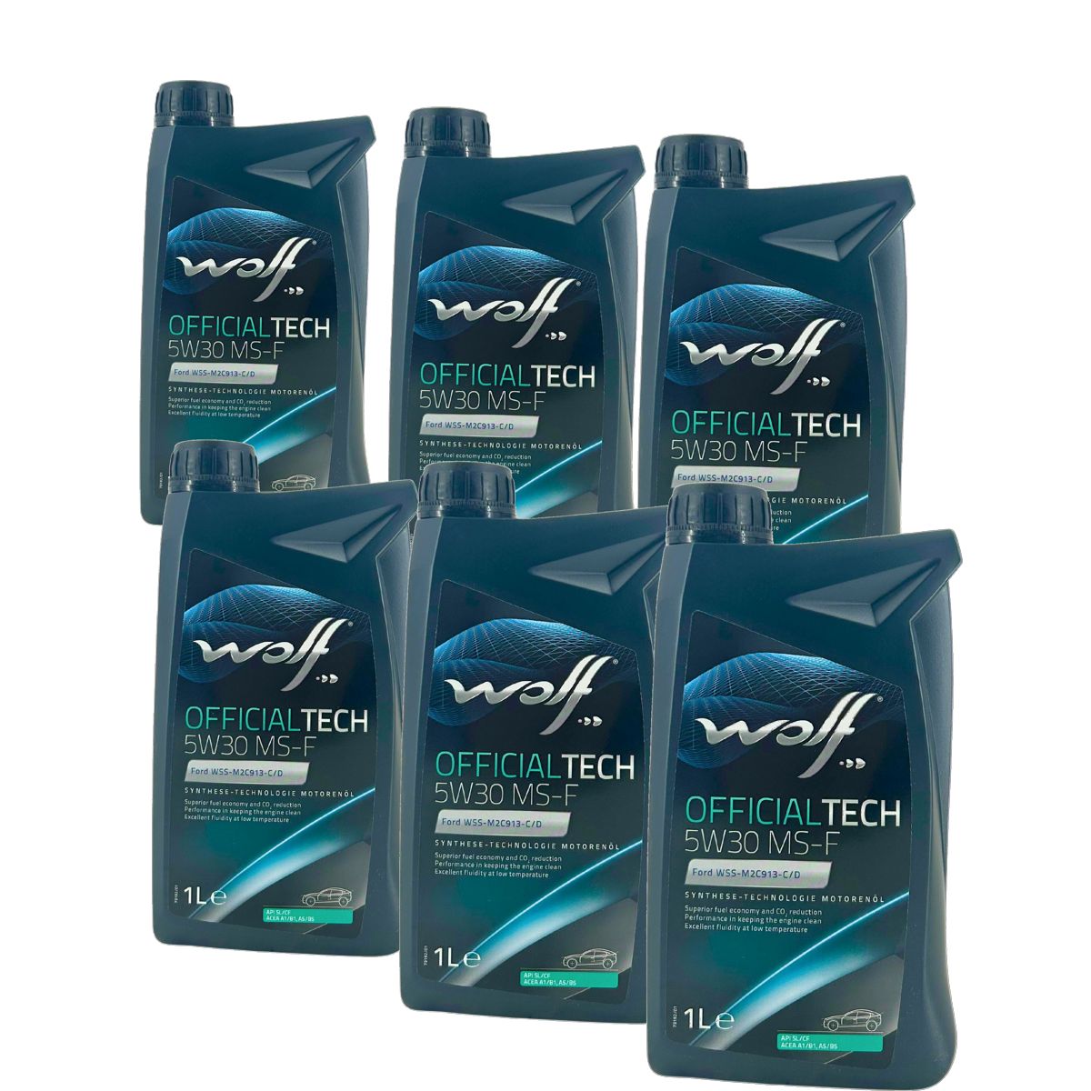 Wolf OfficialTech 5W-30 MS-F 6x1 Liter