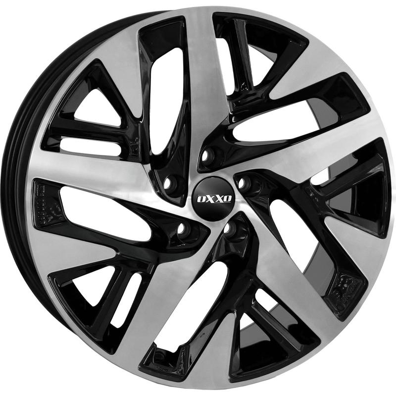 OXXO WHEELS PULSE PRO BICOLOR (OX27) black / polished 8.0Jx20 5x112 ET30