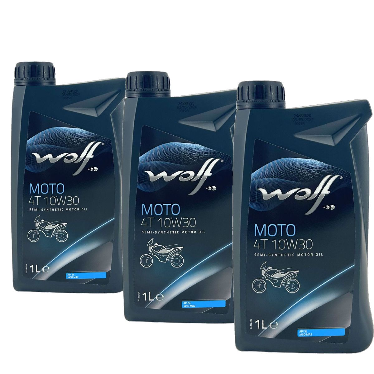 Wolf Moto 4T 10W-30 3x1 Liter
