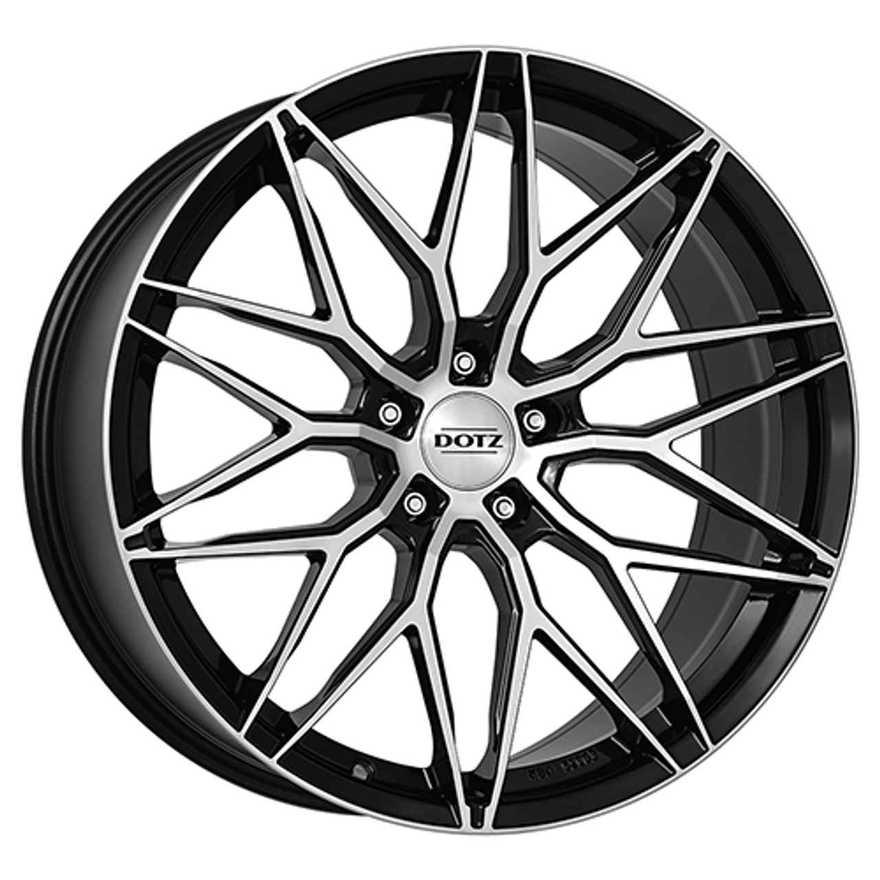 DOTZ SUZUKA DARK schwarz frontpoliert 9.0Jx20 5x108 ET40