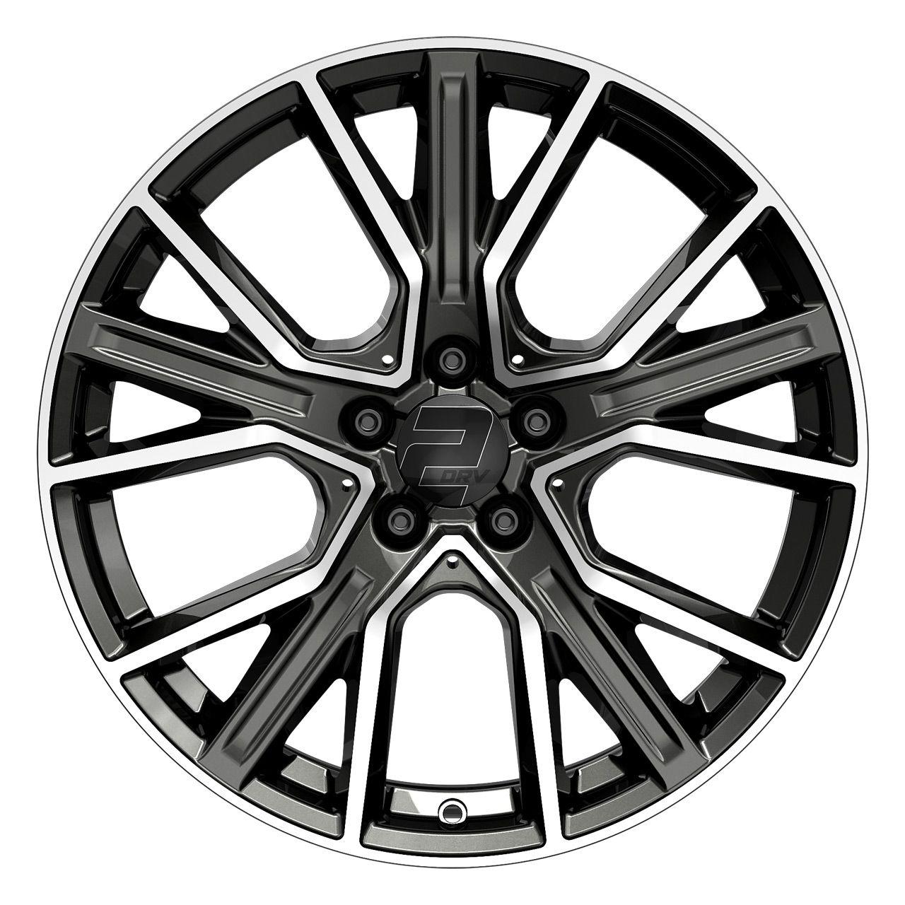 WHEELWORLD-2DRV WH34 dark gunmetal full machined 7.5Jx17 5x112 ET50