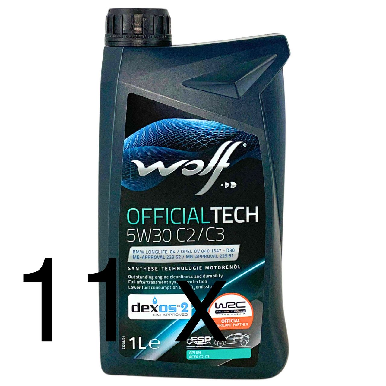 Wolf OfficialTech 5W-30 C2/C3 11x1 Liter