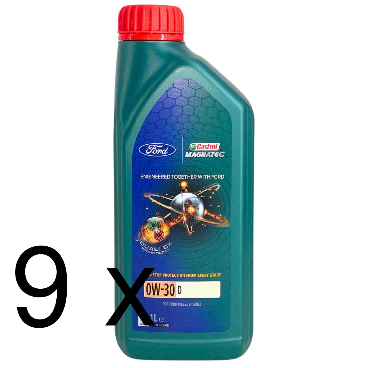 Ford Castrol Magnatec 0W-30 D 9x1 Liter Ford Castrol Magnatec 0W-30 D 9x1 Liter