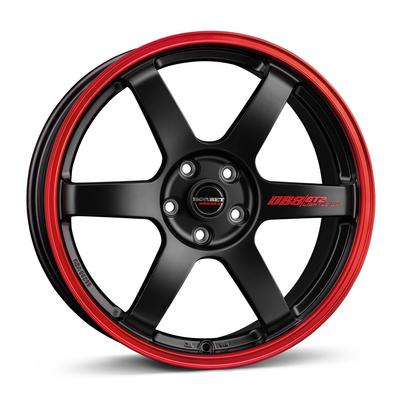 BORBET DESIGN DB8GT2 black matt rim red 8.5Jx19 5x114.3 ET35