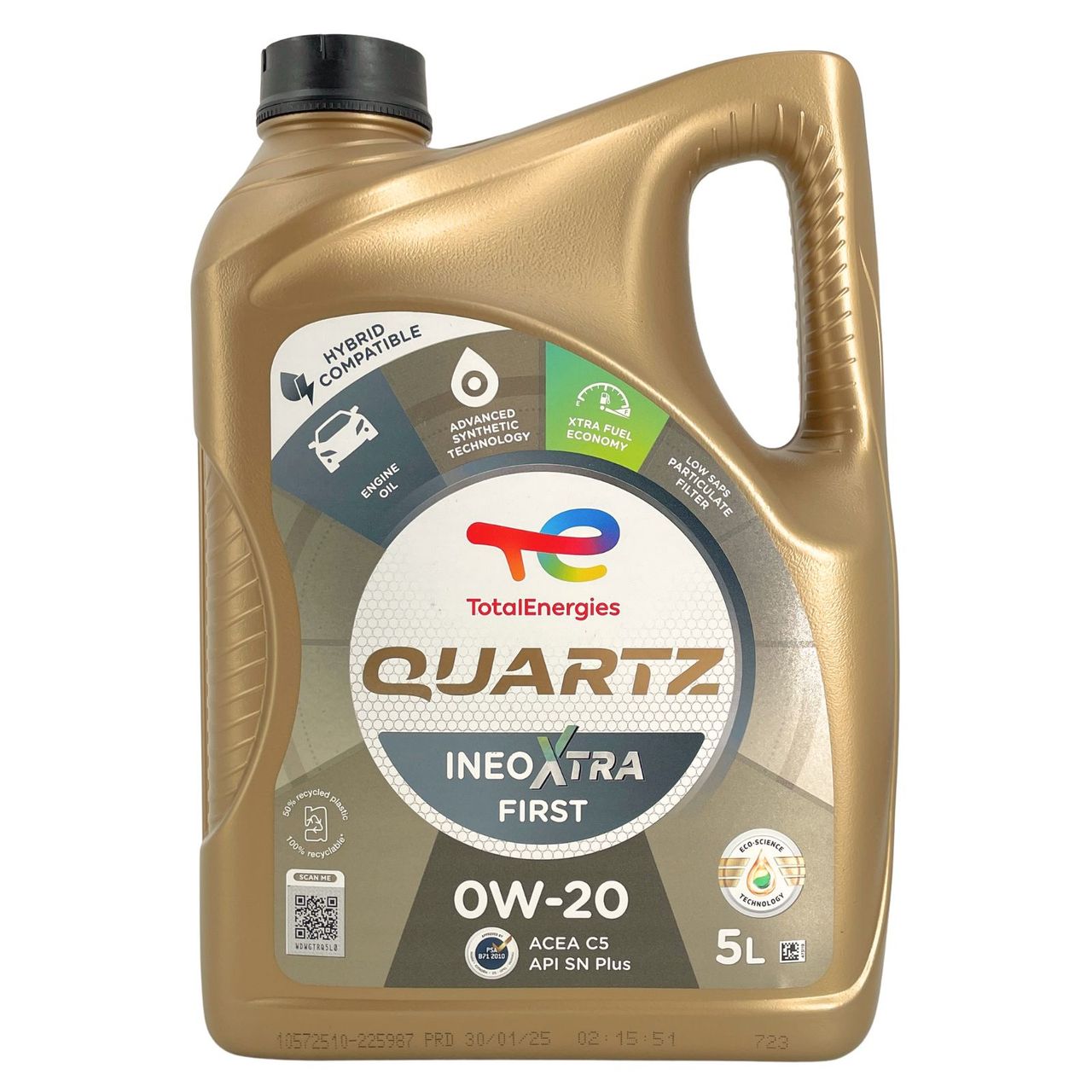 Total Quartz Ineo Xtra First 0W-20 3x5 Liter