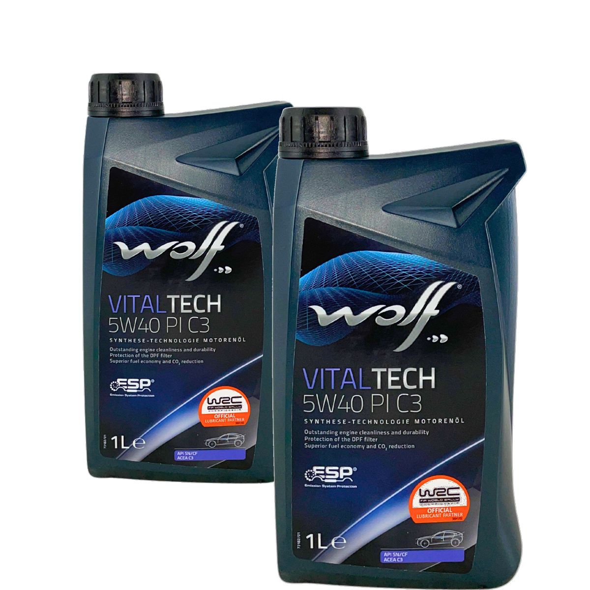 Wolf VitalTech 5W-40 PI C3 2x1 Liter