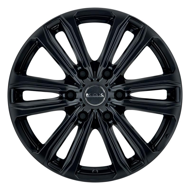 MAK SAFARI 6 gloss black 6.5Jx17 6x120 ET50