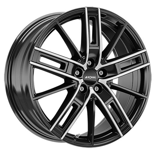 RONAL RONAL R67 jetblack-frontkopiert 8.0Jx19 5x112 ET54