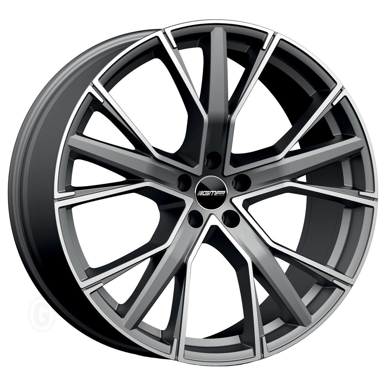 GMP GUNNER anthracite matt diamond 7.5Jx18 5x100 ET46