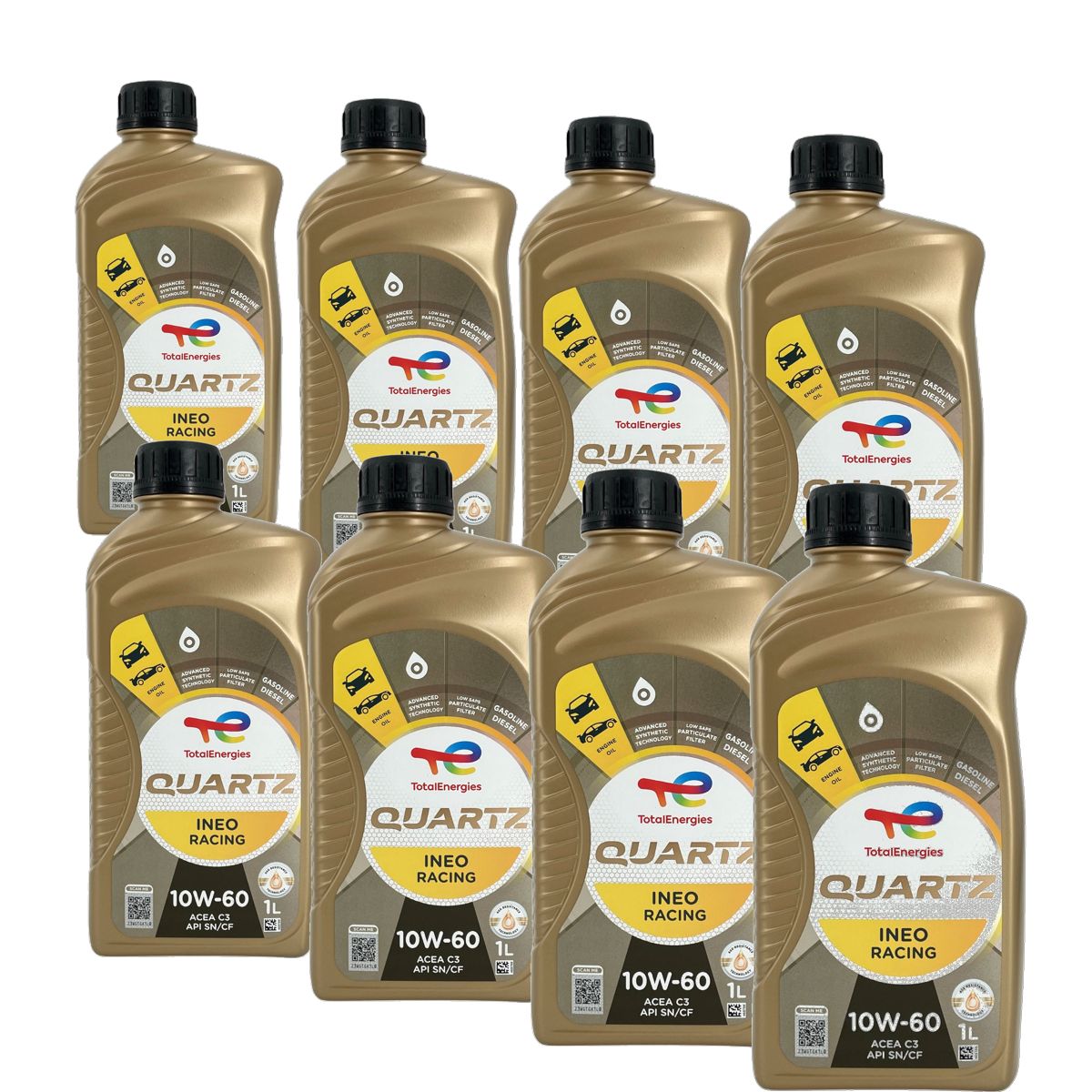 Total Quartz Ineo Racing 10W-60 8x1 Liter