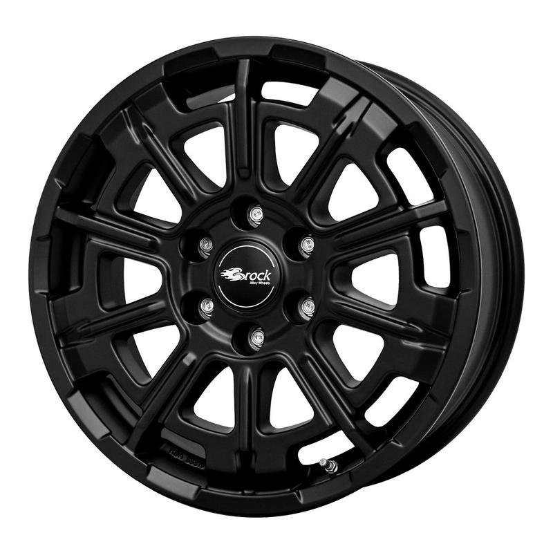 BROCK B45-6L satin black matt (sbm) 8.0Jx20 6x120 ET45