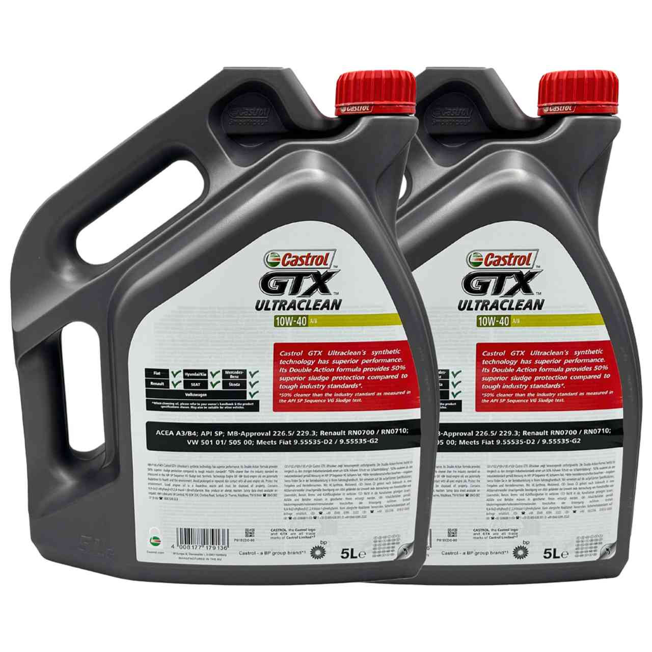 Castrol GTX 10W-40 A3/B4 2x5 Liter