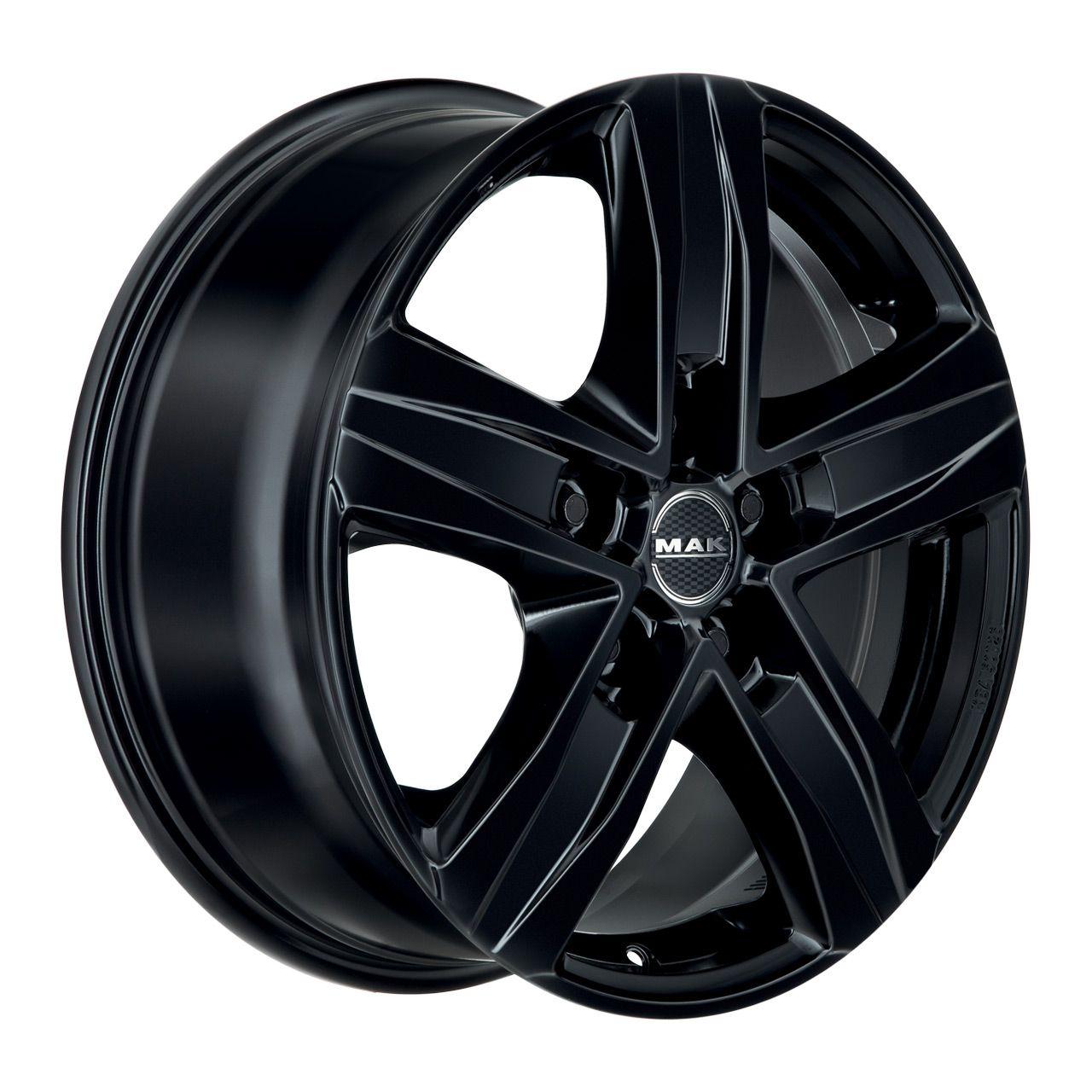 MAK STONE 5 gloss black 7.5Jx18 5x130 ET43