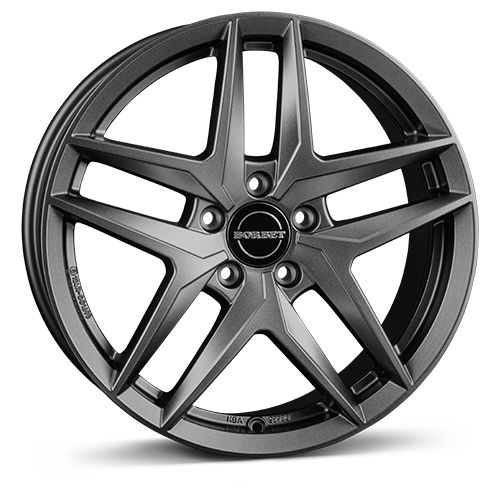 BORBET DESIGN Z dark grey matt 7.5Jx18 5x112 ET49