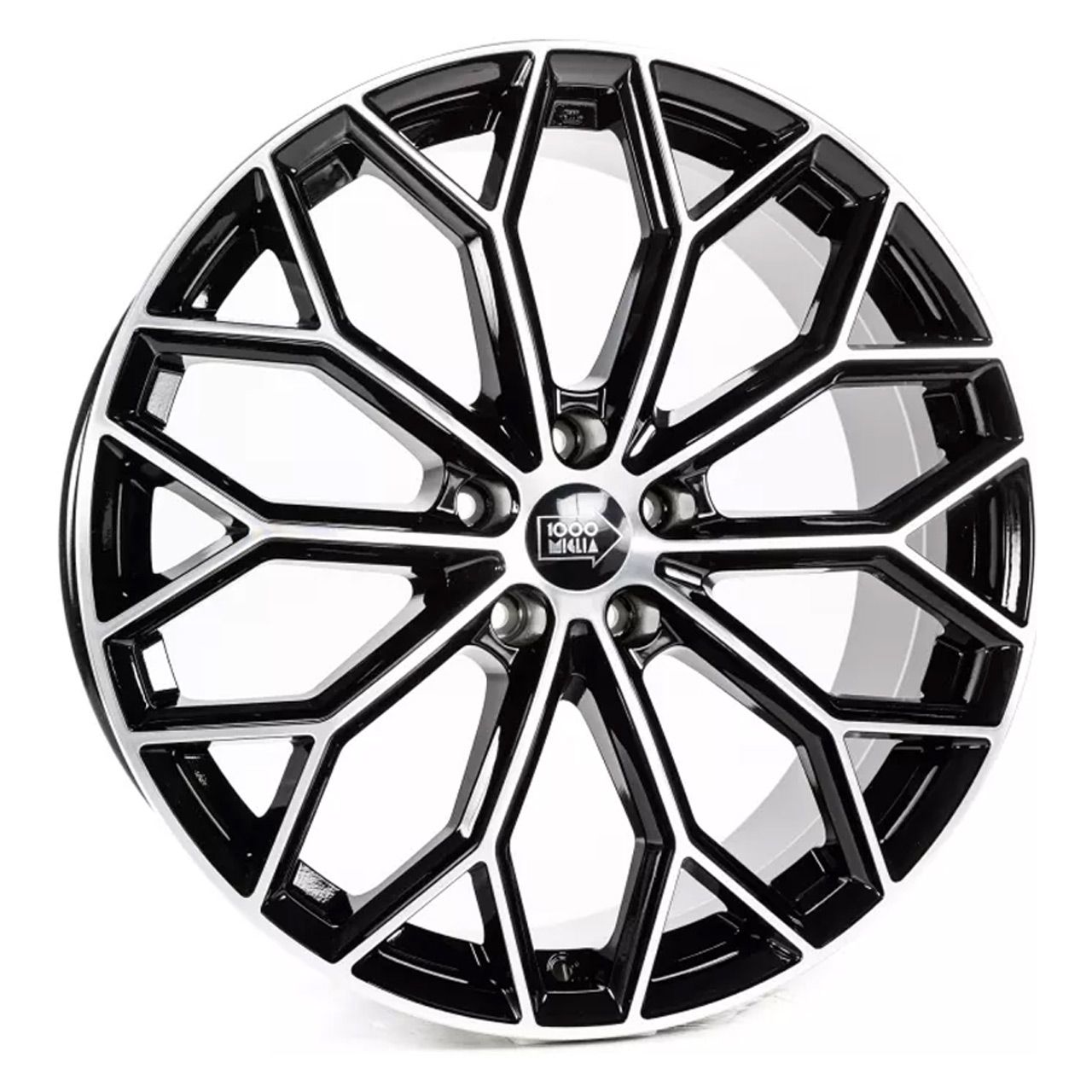 1000 MIGLIA MM1030 gloss black polished 8.0Jx18 5x114.3 ET45