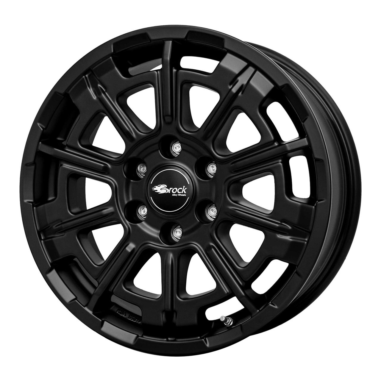 BROCK B45-6L satin black matt (sbm) 7.5Jx18 6x139 ET50 BROCK B45-6L satin black matt (sbm) 7.5Jx18 6x139 ET50