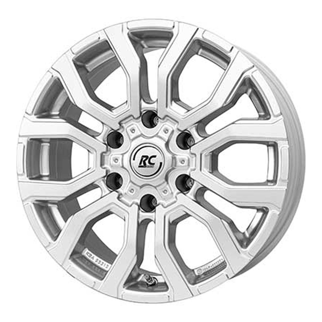 RC-DESIGN RC35 kristallsilber (ks) 6.5Jx17 6x139.7 ET48