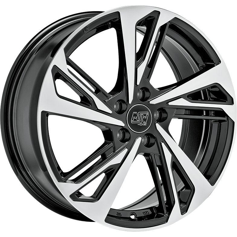 MSW (OZ) MSW 60 gloss black full polished 8.0Jx18 5x112 ET44