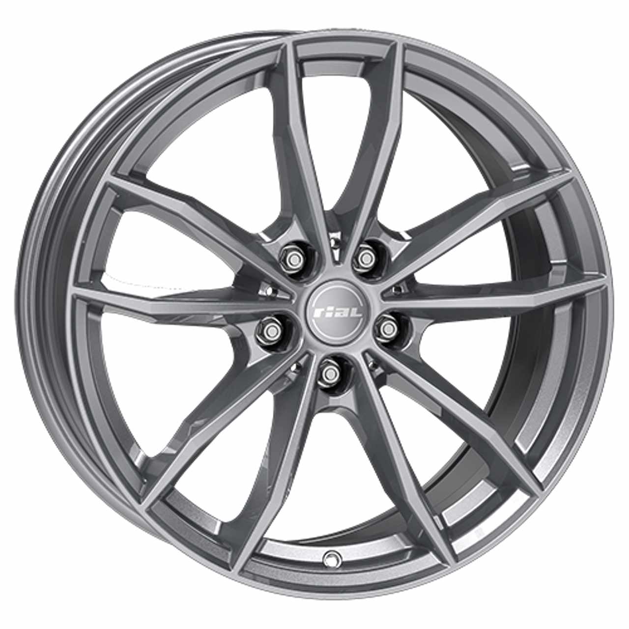 RIAL X12 metal grey 8.0Jx18 5x112 ET30