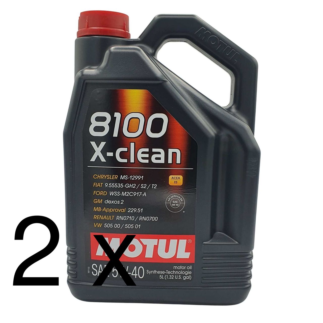 Motul 8100 X-clean 5W-40 2x5 Liter Motul 8100 X-clean 5W-40 2x5 Liter