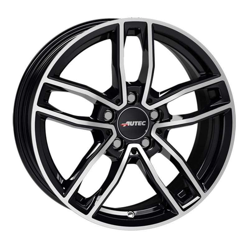 AUTEC TYP MC - MERCADOR schwarz poliert 6.5Jx16 5x112 ET38