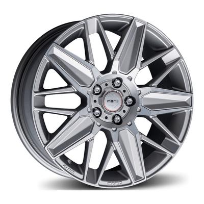 MOMO WHEELS EVOLUZIONE titan silver matt polish 8.0Jx18 5x112 ET42
