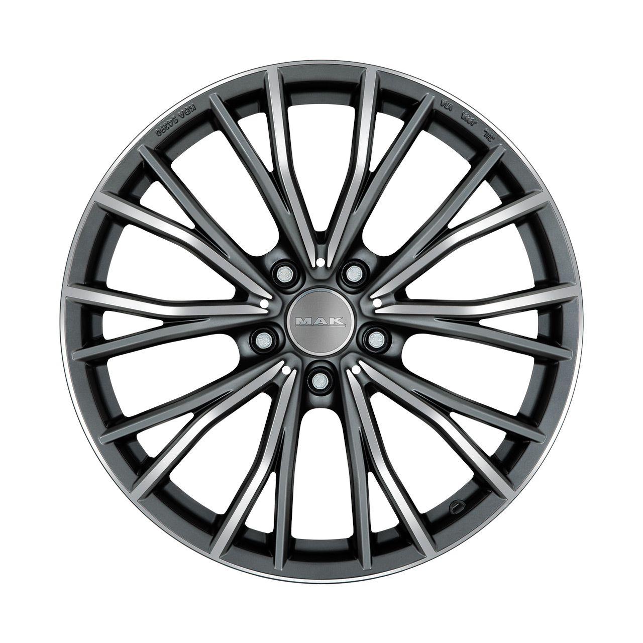 MAK MARK-D gun metal mirror face 9.0Jx20 5x112 ET30